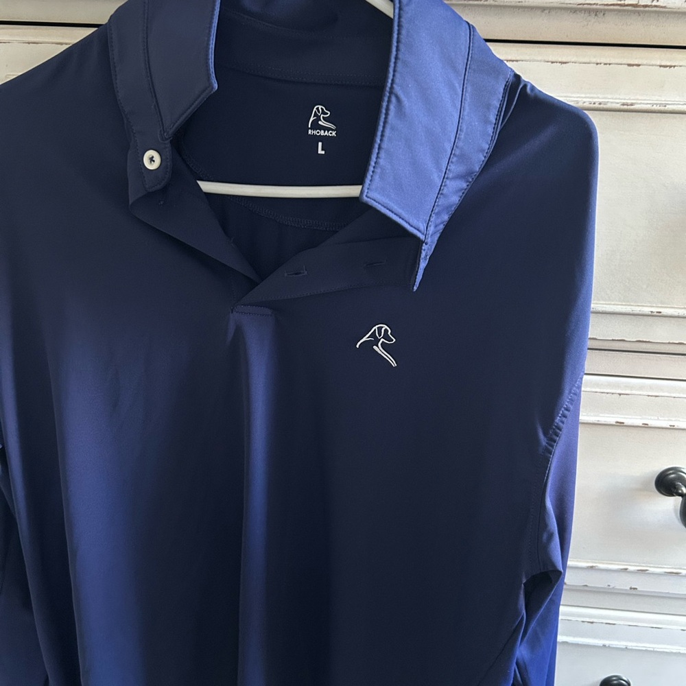 Rhoback Men's Navy Polo Shirt